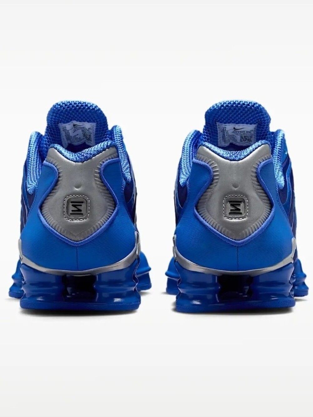 Nike Shox TL Hyper Royal Blue Metallic Silver Running Shoes AV3595-400 Men's - Picture 4 of 8